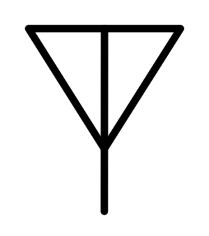 Antenne connector label